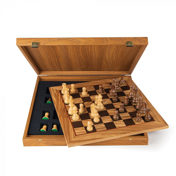 SET SAH MANOPOULOS STIL STAUNTON 50X5CM CU LEMN DE MASLIN ARS [1]