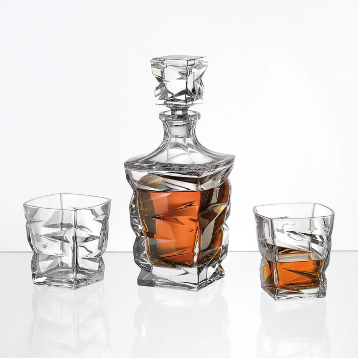 Cadouri Barbati de Paste – Set Whisky Cristal Bohemia [5]