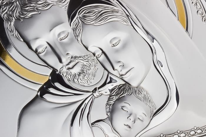 Cadou Valenti Argint Icoană şi Suport de Lumânare - Made in Italy [2]