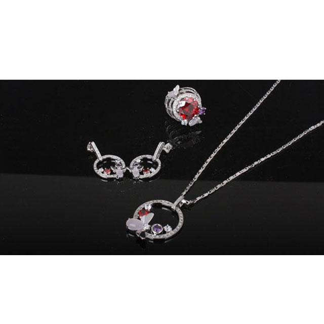 Set Borealy Medalion, Cercei si Inel Luxury Paradise [12]