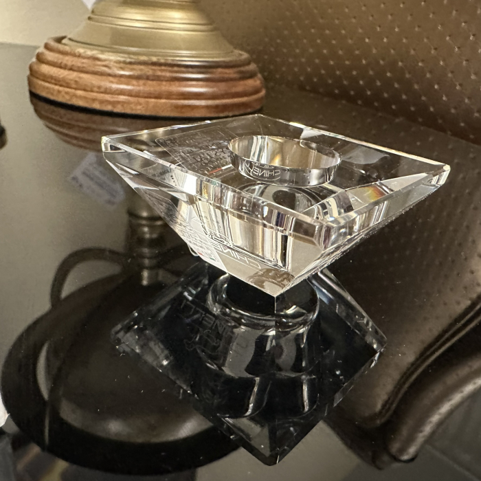 Sfeșnic din cristal QUADRA  "LUX’’  by Chinelli, made in Italy [3]
