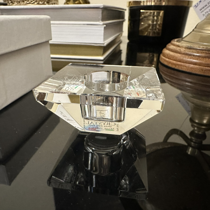 Sfeșnic din cristal QUADRA  "LUX’’  by Chinelli, made in Italy [6]