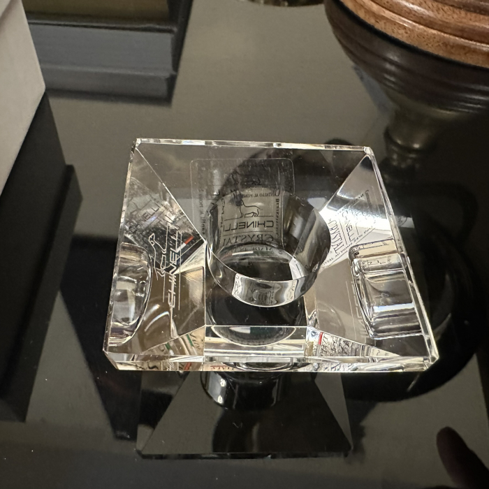 Sfeșnic din cristal QUADRA  "LUX’’  by Chinelli, made in Italy [5]