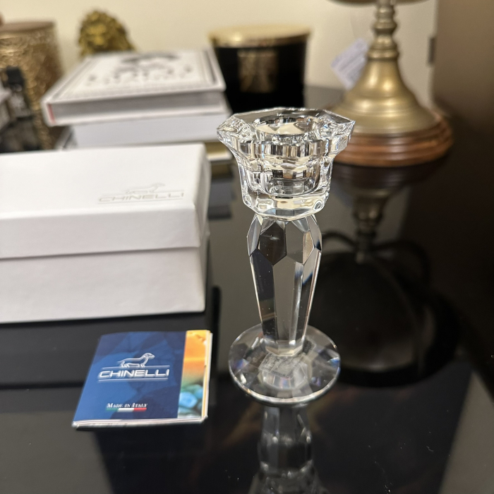 Sfeșnic din cristal CANDELABRO GLITTER "LUX’’ by Chinelli, made in Italy [2]