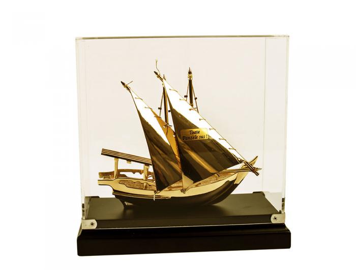 Macheta Gold Ship Glass 24 carate [6]