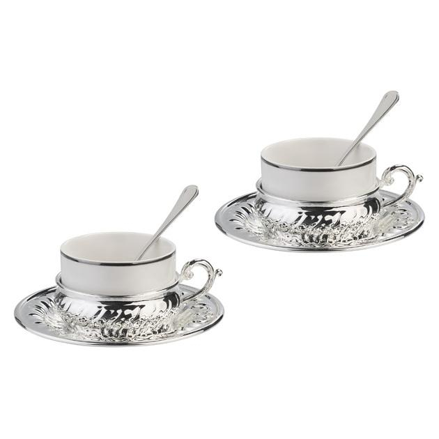 American Silver Coffee Set for Two by Chinelli [2]