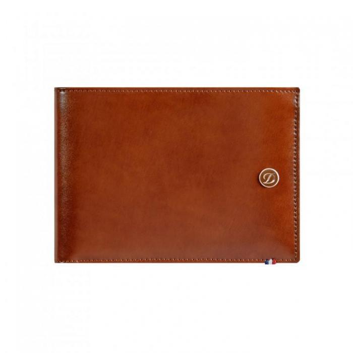 Set Leather Wallet Bank Note Brown S.T. Dupont si Note Pad Burgundy Hugo Boss [3]