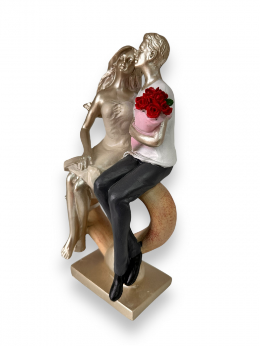 Statueta Cuplu In love and Roses [2]