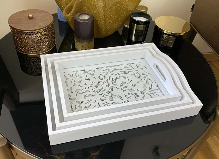 Cadou Set 3 Tavi White Arabella [3]