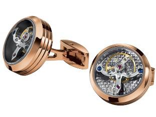 Butoni TF Est. 1968 Tourbillon Luxury - Placaţi cu aur roz - Made in Switzerland [5]