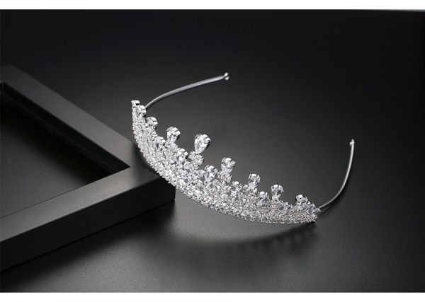 Tiara Borealy Flowers Wedding Pageant Prom [2]
