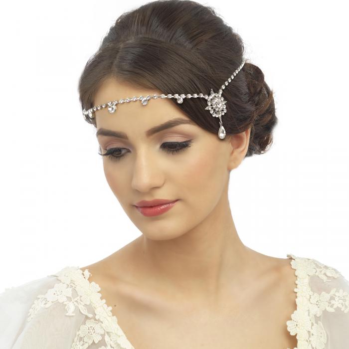 Tiara Borealy Crystal Chantilly Luxe Brow Band [2]