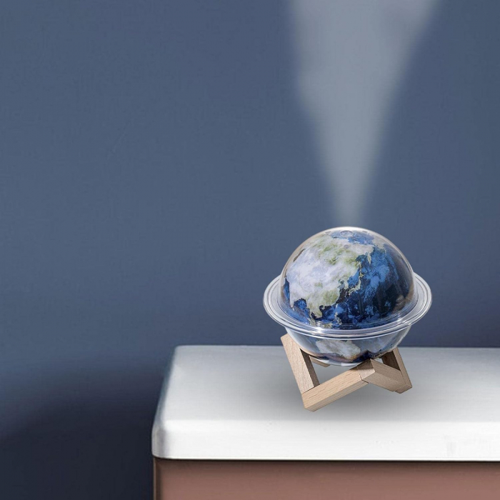 Umidificator Pamantul, 2 moduri de ceață, lumini de noapte cu LED [5]