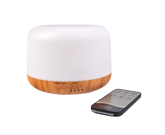 Umidificator/ difuzor aromaterapie, Aroma Colours 6 Culori, 500 ml cu telecomanda [2]