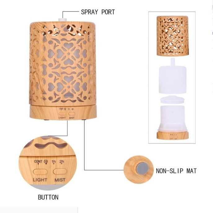 Umidificator Ultrasonic Wood Dentelle [3]