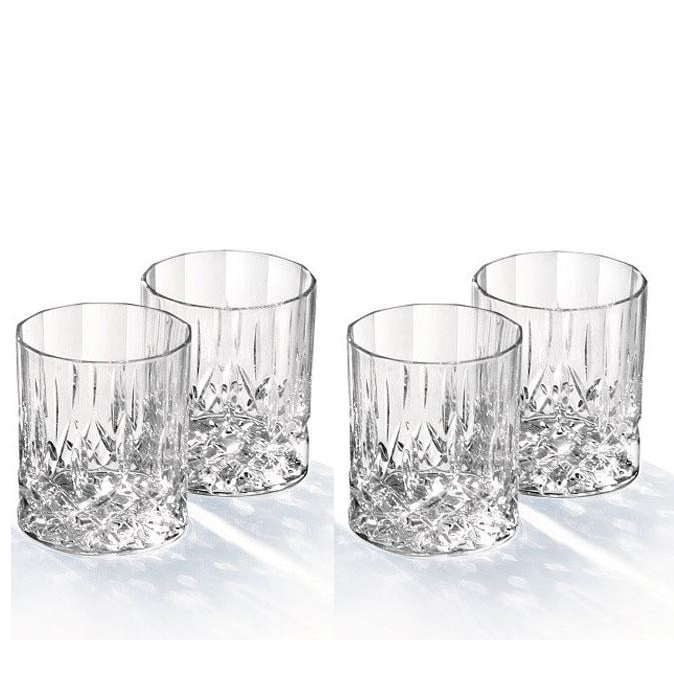 Whisky Set 4 Crystal Glasses by Chinelli [1]