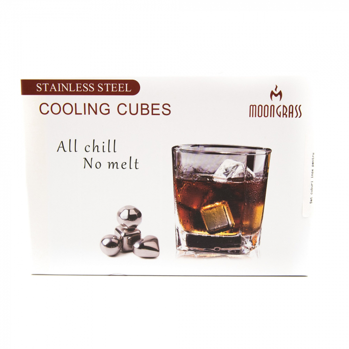 Cooling Cubes - Cuburi otel pentru racire bauturi MoonGrass [1]