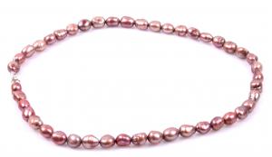 Colier Perle Borealy Oval  Bronze Peach [0]
