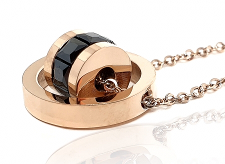 Colier Roll Zero Black and Pink [1]