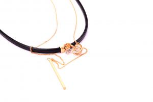 Choker Borealy Crystal Crown Gold Plated [4]