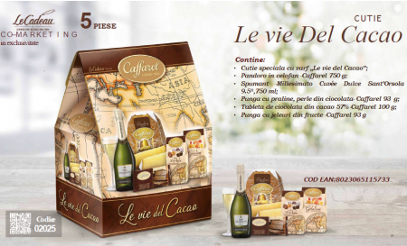 Cod de Craciun Le vie Del Cacao - 5 piese, made in Italy [1]