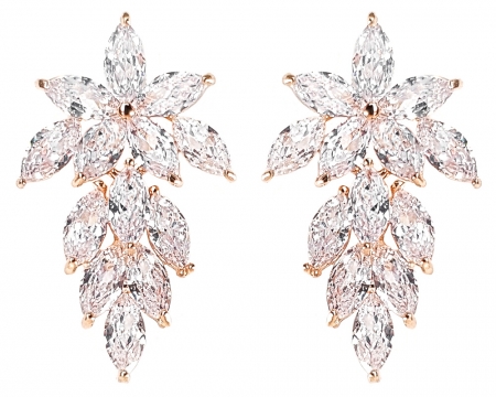 Cercei Iris Flower Pink [0]