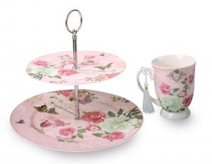 Pink Sweet Garden Set Cana si Fructiera [0]