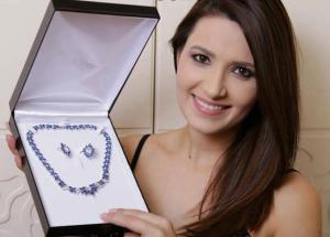 Set Borealy Safir Cercei şi Colier Southampton [1]