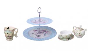 Green Mint Garden Set Cana, Ceainic si Fructieră [0]