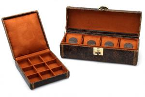 Cadou Cubano Lux - Cutie 4 ceasuri & Cutie Butoni by Friederich - Made in Germany - personalizabil [1]