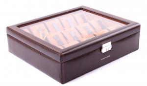 Set Cutie 15 Ceasuri Brown Redford by Friedrich si Note Pad Burgundy Hugo Boss - personalizabil [2]