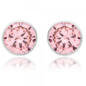 Cercei pentru Copii Borealy Aur Alb 9 K Pink Crystal [0]
