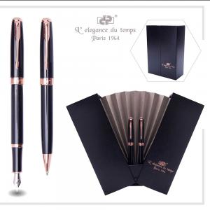 Cadou Gentlemen Desk Pix și Stilou Black & Pink Gold Harmonic Box [1]