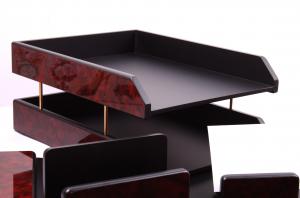 Business Set multifunctional pentru birou Dark Burgundy cu 8 accesorii [5]