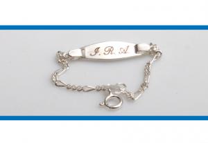 Bratara pentru Copii personalizabila Borealy Argint 925 Baby Figaro [6]