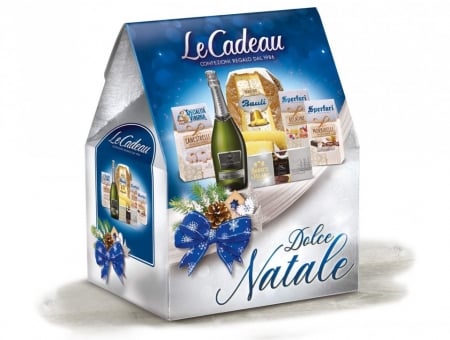 Cos de Craciun Dolce Natale, Pandoro - 6 piese, made in Italy [1]