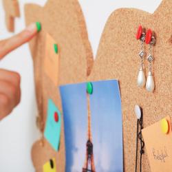 Cat and Butterflies Tabla din pluta [4]