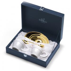 Gold Coffee Set for Two Chinelli - made in Italy [0]