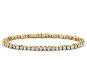 Trandafir Aur 24k si Gold Bratara Tennis Classic [3]