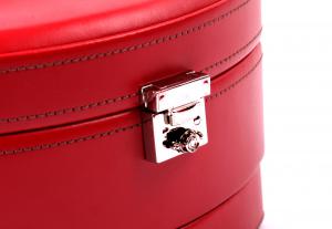 Cutie Bijuterii Intense Red piele naturala By Friedrich – Made in Germany - personalizabil [4]