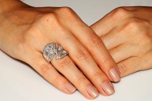 Inel Borealy Simulated Diamonds Poison Leaf Marimea 6 [1]