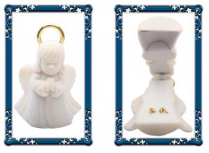 Cercei pentru Copii Borealy Aur Galben 9 K Dolphin [1]