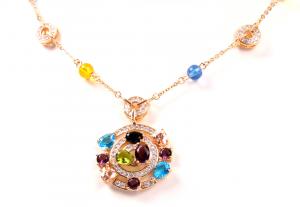 Colier Borealy Circle Colours Luxury [0]