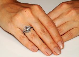 Set Inel şi Verighetă Borealy Argint 925 Luxury Princess Marimea 7,5 [2]