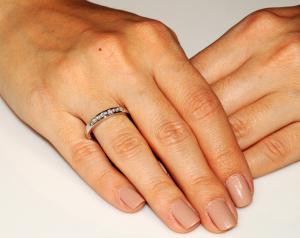 Inel Borealy Argint 925 Semi Eternity White Marimea 6 [1]