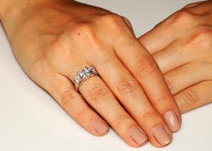 Inel Borealy Argint 925 Simulated Diamond Princess Marimea 7 [1]