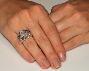 Inel Borealy Argint 925 Simulated Diamonds 4 carate Marquise Pear Marimea 7 [1]