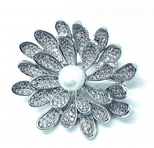 Brosa Dentelle Bouquet & Esarfa Matase Flowers by Borealy [4]