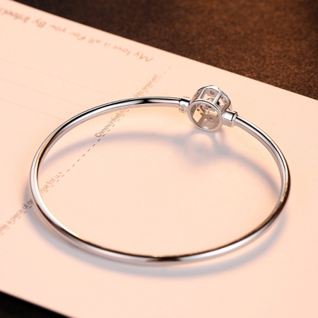 Bratara Borealy Argint 925  Round Cubic Zirconia [2]