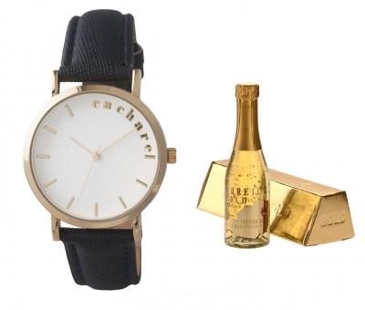 Cadou Gold Lady Ceas Cacharel - Sampanie Aur 0.75 l - personalizabil [0]